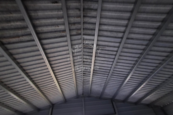 Ogłoszenie - Schowek - domek ogrodowy 4,5x3m - Brama dwuskrzydłowa - 2x okno - antracyt - czarny - dach dwuspadowy ID975. Zdjęcie 5