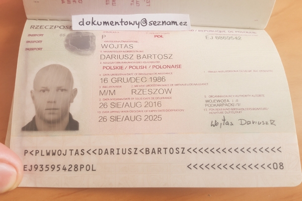 Ogłoszenie - Kup Paszport Nierejestrowany Lub Rejestrowany. Zdjęcie 1