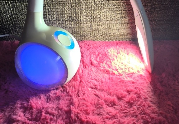 Ogłoszenie - Lampka lampa biurkowa nocna biała LED zmienne kolory. Zdjęcie 2