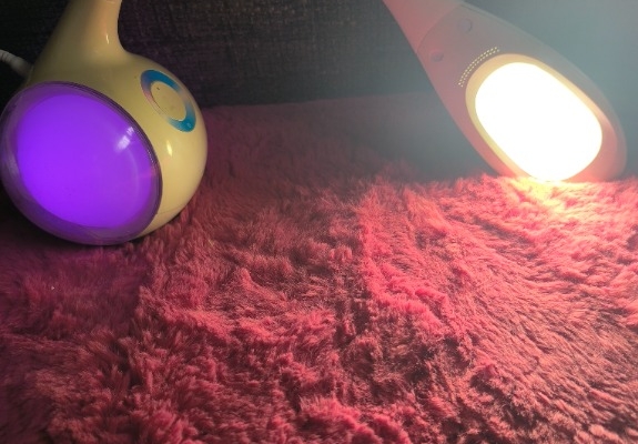 Ogłoszenie - Lampka lampa biurkowa nocna biała LED zmienne kolory. Zdjęcie 4