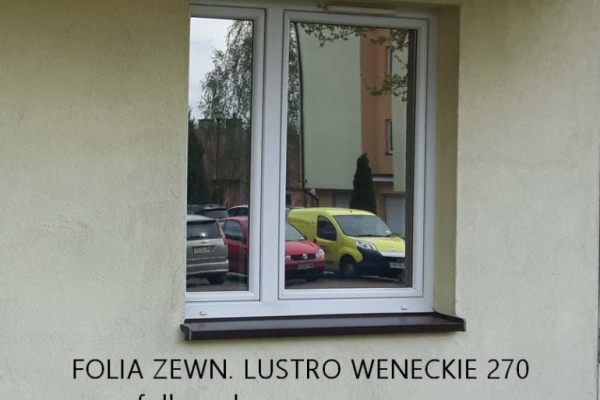 Ogłoszenie - Lustro weneckie Warszawa -Folie weneckie na okna, drzwi, witryny- Folkos folie z usługa oklejania szyb Warszawa. Zdjęcie 6