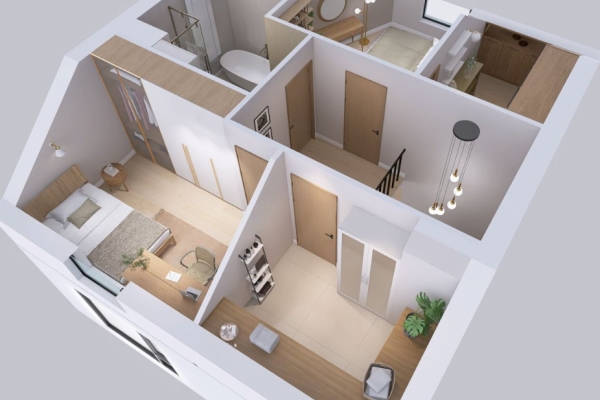 Ogłoszenie - 3pok, 102met, okolice Iwaszkiewicza TARAS/OGRÓD/MP (Wrocław). Zdjęcie 7