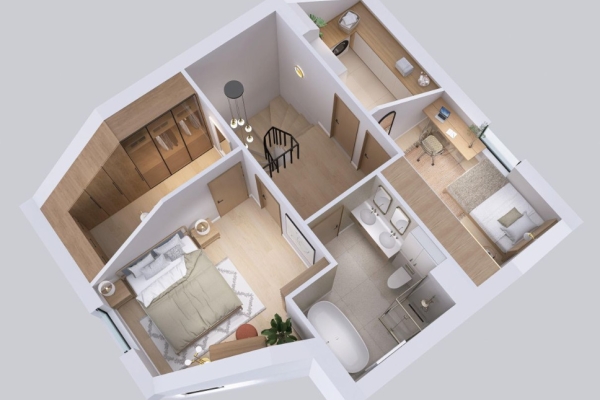 Ogłoszenie - 3pok, 102met, okolice Iwaszkiewicza TARAS/OGRÓD/MP (Wrocław). Zdjęcie 8