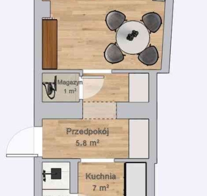 Ogłoszenie - 1pok, 32met, okolice Placu Św. Macieja PO REMONCIE/PIWNICA (Wrocław). Zdjęcie 9