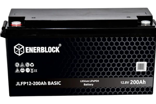 Ogłoszenie - Akumulator Enerblock Lithium LifePo4 12.8V 200AH JLFP12-200BASIC. Zdjęcie 1