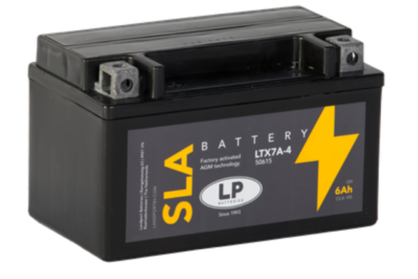 Ogłoszenie - Akumulator motocyklowy Landport SLA LTX7A-4 6Ah 105A. Zdjęcie 1