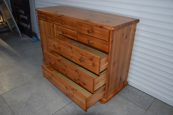 Ogłoszenie - komoda z drewna sosnowego - jak nowa. Zdjęcie 5