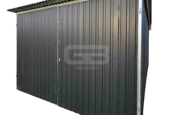 Ogłoszenie - Blaszak 3×5 m II gat – garaż na budowę – konstrukcja wolnostojąca – brama – spad dachu do tyłu GB101. Zdjęcie 1