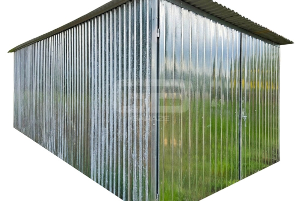 Ogłoszenie - Garaż 3×5 m blaszany – II gat – konstrukcja wolnostojąca – na budowe GB111. Zdjęcie 1