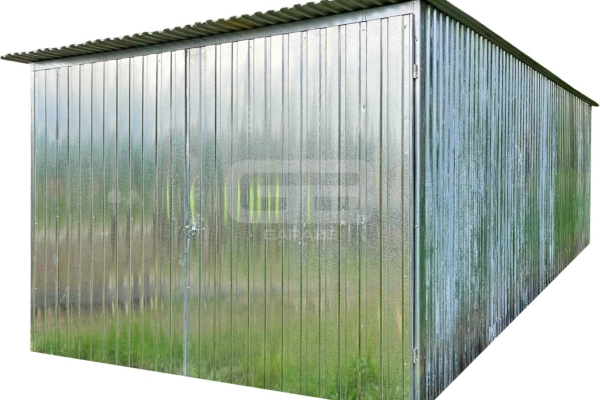 Ogłoszenie - Garaż 3×5 m blaszany – II gat – konstrukcja wolnostojąca – na budowe GB112. Zdjęcie 1