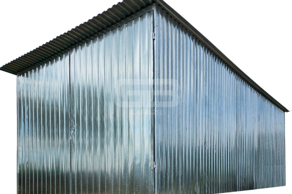 Ogłoszenie - Garaż 3×5 m blaszany – II gat – konstrukcja wolnostojąca – na budowe GB113. Zdjęcie 1