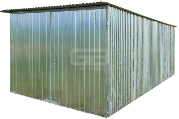 Ogłoszenie - Garaż 3×5 m blaszany – II gat. – konstrukcja wolnostojąca – na budowe GB114. Zdjęcie 1