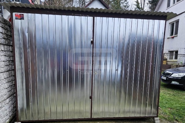 Ogłoszenie - Garaż blaszany 3x5m - spad w tył - ocynk wolnostojący GB127. Zdjęcie 2