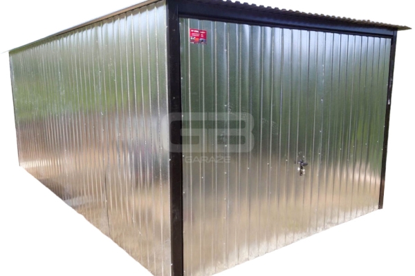 Ogłoszenie - Garaż blaszany 3x5 Brama - ocynk - spad w tył GB139. Zdjęcie 1