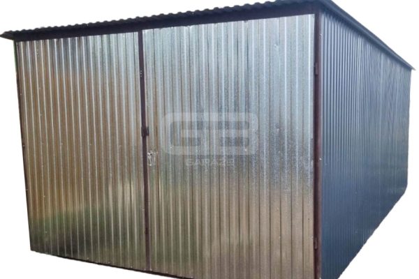 Ogłoszenie - Garaż blaszany 3x5 Brama ocynk - spad w tył GB142. Zdjęcie 1