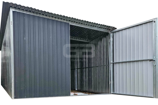 Ogłoszenie - Blaszak 3×5 m II gatunek – wolnostojący – garaż na plac budowy GB105. Zdjęcie 1