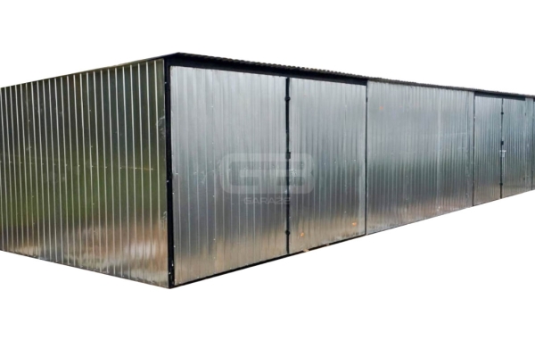 Ogłoszenie - GARAŻ BLASZANY RZĄD 17,5m x 5m - spad tył 4x Brama ocynk GB188. Zdjęcie 1