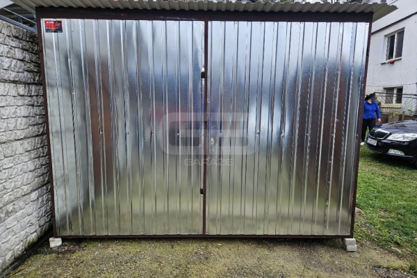 Ogłoszenie - Garaż blaszany 3x5m - spad w tył - ocynk wolnostojący GB127. Zdjęcie 3