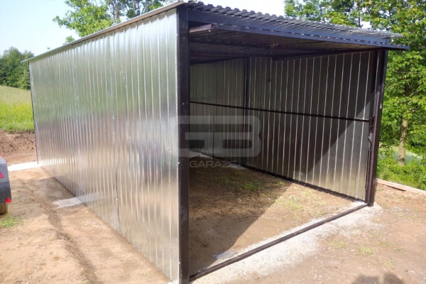 Ogłoszenie - Garaż blaszany 3x5 Brama - ocynk - spad w tył GB139. Zdjęcie 4