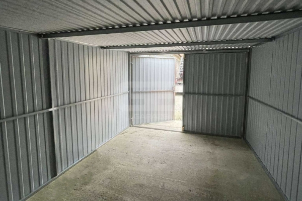 Ogłoszenie - Garaż blaszany 3x6m - Brama dwuskrzydłowa - jasny brąz - dach spad w tył GB154. Zdjęcie 5