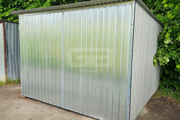 Ogłoszenie - Garaż blaszany 3x5m II gat - blaszak na budowę - wolnostojący - brama - dach spad w tył GB125. Zdjęcie 4