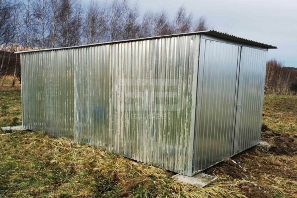 Ogłoszenie - Blaszak 3×5 m II gatunek – wolnostojący – garaż na plac budowy GB104. Zdjęcie 2