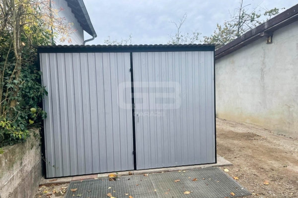 Ogłoszenie - Garaż blaszany 3x5 Brama dwuskrzydłowa - biały - spad w tył GB140. Zdjęcie 2