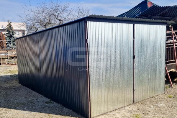 Ogłoszenie - Garaż blaszany 3x5 Brama ocynk - spad w tył GB142. Zdjęcie 8