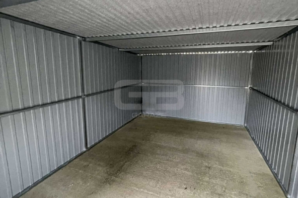 Ogłoszenie - Garaż blaszany 3x6m - Brama dwuskrzydłowa - jasny brąz - dach spad w tył GB154. Zdjęcie 4