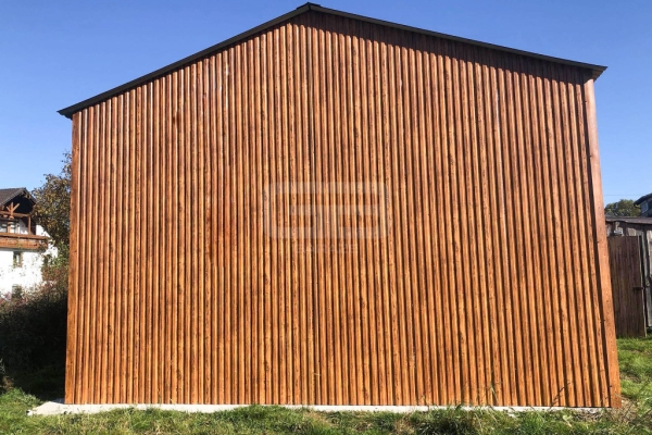 Ogłoszenie - Garaż blaszany 6x9 Brama + 3x okno drewnopodobny  Dach dwuspadowy GB184. Zdjęcie 9