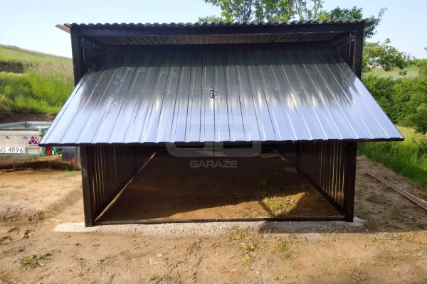 Ogłoszenie - Garaż blaszany 3x5 Brama - ocynk - spad w tył GB139. Zdjęcie 3
