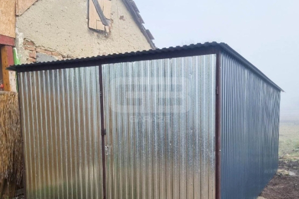 Ogłoszenie - Garaż blaszany 3x5 Brama ocynk - spad w tył GB142. Zdjęcie 5