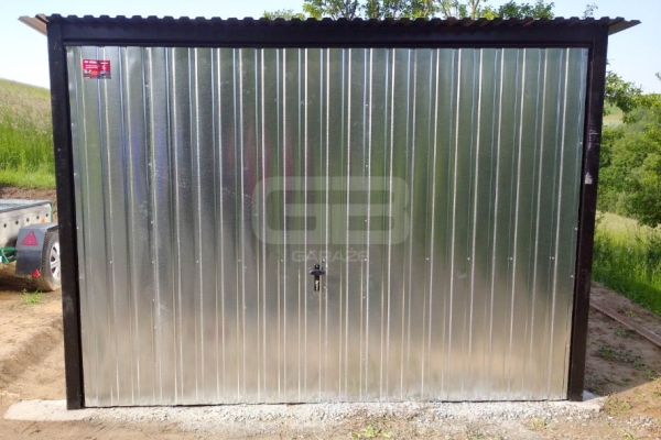Ogłoszenie - Garaż blaszany 3x5 Brama - ocynk - spad w tył GB139. Zdjęcie 2