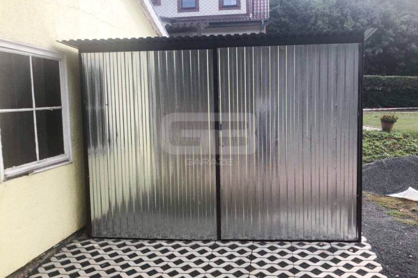 Ogłoszenie - Garaż blaszany 3x5 Brama ocynk - spad w tył GB142. Zdjęcie 6