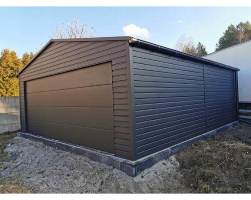 Ogłoszenie - Garaż blaszany 6×6 brama segmentowa. Zdjęcie 1