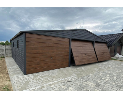 Ogłoszenie - Garaż blaszany 9×6 – Brama 1.90 + automaty. Zdjęcie 1