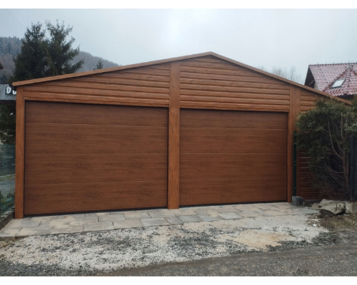 Ogłoszenie - Garaż blaszany 9×6 – Brama segmentowa 2m. Zdjęcie 1
