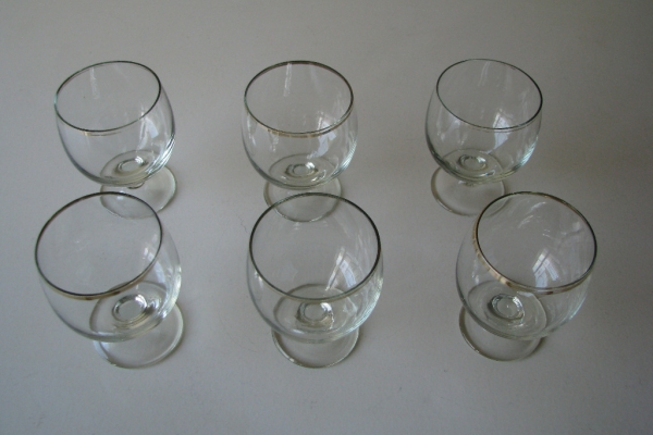 Ogłoszenie - Koniakówki lampki kieliszki na koniak brandy 6 szt retro PRL. Zdjęcie 5