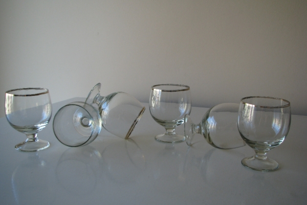 Ogłoszenie - Koniakówki lampki kieliszki na koniak brandy 6 szt retro PRL. Zdjęcie 7