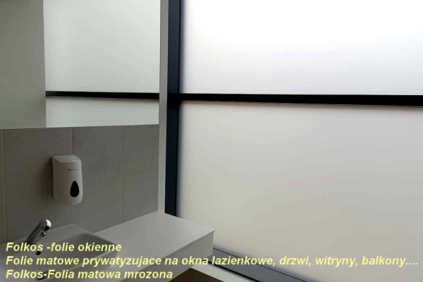 Ogłoszenie - Okno w łazience -czym zasłonić okno łazienkowe ? Folkos folie prywatyzujące na okna łazienkowe, kabiny prysznicowe Wawa. Zdjęcie 2