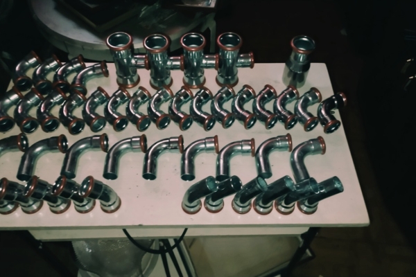 Ogłoszenie - kształtki Geberit Mapress C-S tahl 35 mm + 50 mm – 46 szt. (Nowe). Zdjęcie 1