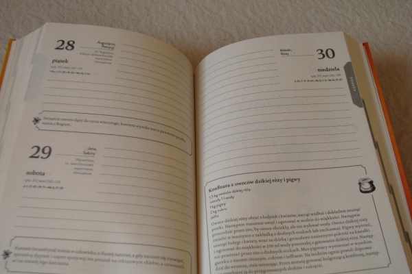 Ogłoszenie - Kalendarz książkowy Rok ze Świętą Hildegardą 2020. Zdjęcie 5