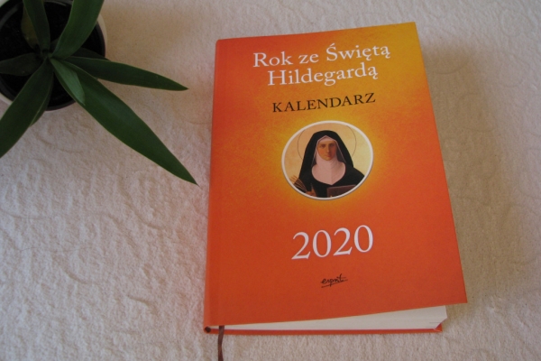 Ogłoszenie - Kalendarz książkowy Rok ze Świętą Hildegardą 2020. Zdjęcie 1