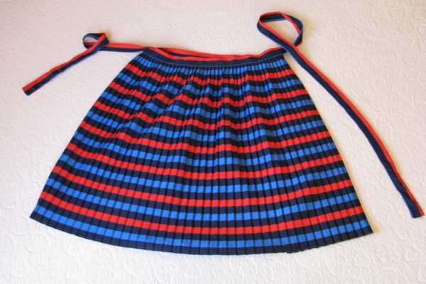 Ogłoszenie - Spódnica plisowana, wiązana jak fartuszek uniwersalny rozmiar XS - XL. Zdjęcie 2