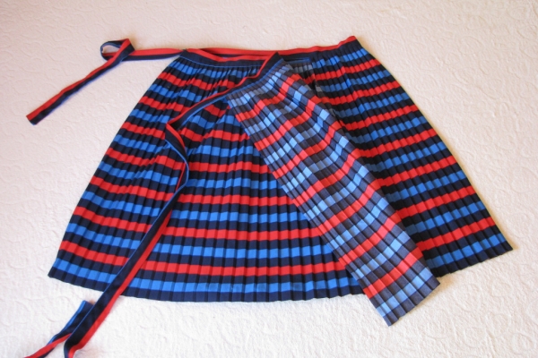 Ogłoszenie - Spódnica plisowana, wiązana jak fartuszek uniwersalny rozmiar XS - XL. Zdjęcie 5