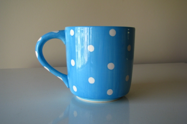 Ogłoszenie - Urocze kubki w kropki z figurką delfina i pieska w środku 3D. Zdjęcie 7