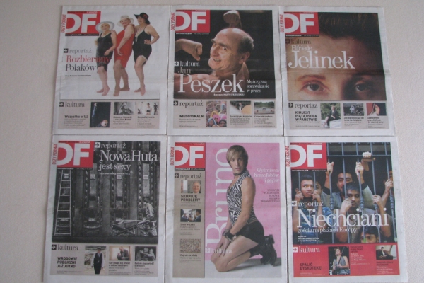 Ogłoszenie - DF – Duży Format – tygodnik Gazety Wyborczej z roku 2009. Zdjęcie 5