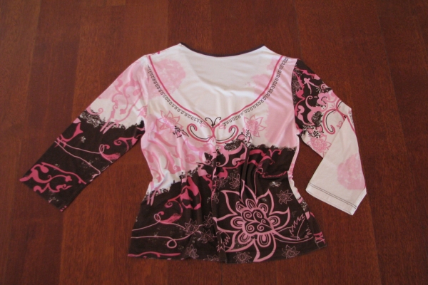 Ogłoszenie - Koszulka damska, bluzka z rękawem 3/4, rozm. M / L cekiny, koraliki. Zdjęcie 7