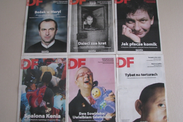 Ogłoszenie - DF – Duży Format – tygodnik Gazety Wyborczej z roku 2008. Zdjęcie 3