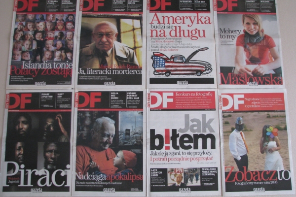 Ogłoszenie - DF – Duży Format – tygodnik Gazety Wyborczej z roku 2008. Zdjęcie 8